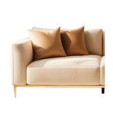 Emulsion leather straight chair