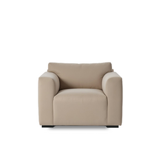 Emulsion leather single chair