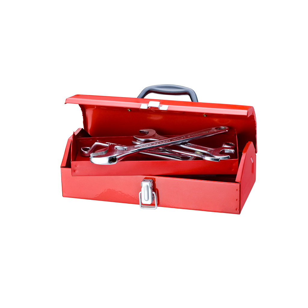 ToolMax TBX200 Heavy-Duty Steel Toolbox With Assorted Wrenches