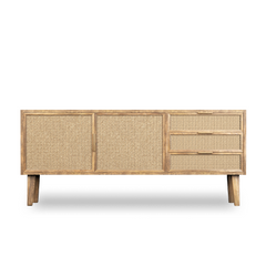 Pine long cabinet