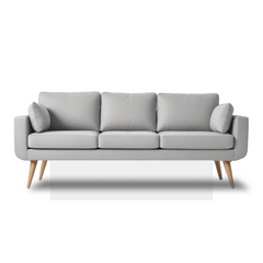 Emulsion leather straight chair